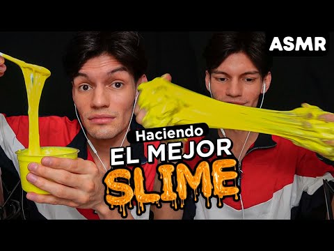 ASMR HACIENDO EL MEJOR SLIME *Relajante* - asmr español - mol asmr