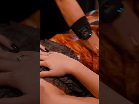 Chocolate Bliss | Relaxing foot and abdominal massage for Anna #asmr