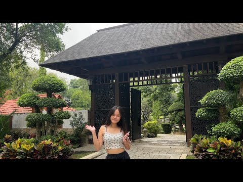 ASMR in a japanese garden ( public asmr )