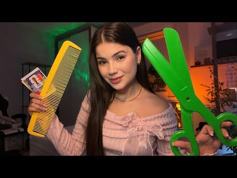 ASMR | Corte de Cabelo Masculino Estilo Jogador de Futebol ⚽✂️