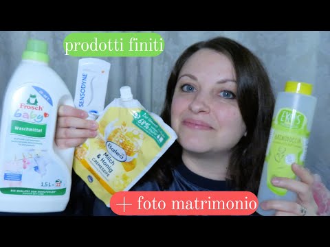 🧴TANTI PRODOTTI FINITI..  ASMR ITA 👰🏻‍♀️ e qualche foto del matrimonio!!!