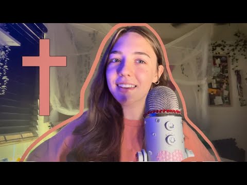 ASMR|| My Struggles as a Christian {ramble & skincare}