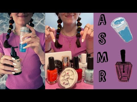 LIQUID SOUNDS e VI MOSTRO I MIEI SMALTI 💅 | ASMR ITA 🇮🇹