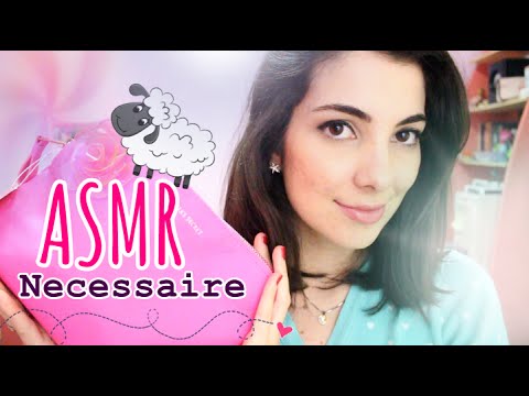 ASMR (PORTUGUÊS): Necessaire - Scratching, tapping, sussurros, tampinhas, etc (Vídeo para relaxar)