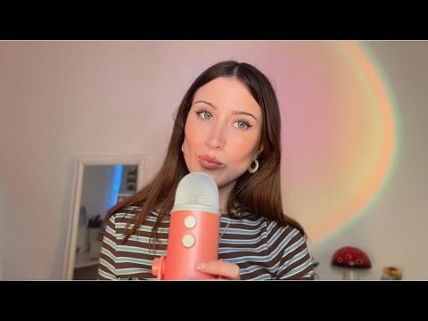 ASMR Tingly Trigger Words | mouth sounds & lipgloss sounds