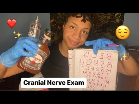 ASMR - Cranial Nerve Examination (Zoey)