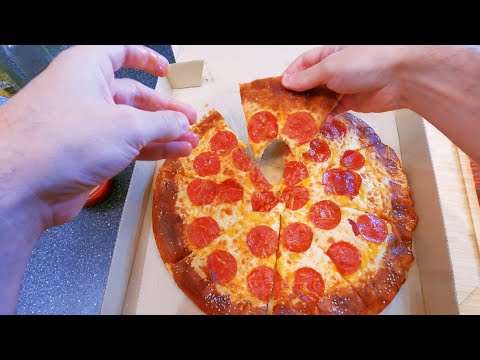 LIL CAESARS PRETZEL PIZZA CHEESE BREAD FEAST !  MUKBANG