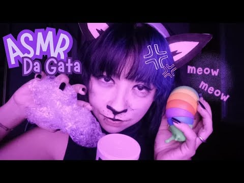 ASMR DA GATA *meow* (arranhando muito) 😺✨💞