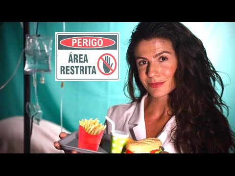 ASMR | CUIDANDO DE VOCÊ PACIENTE EM ISOLAMENTO 