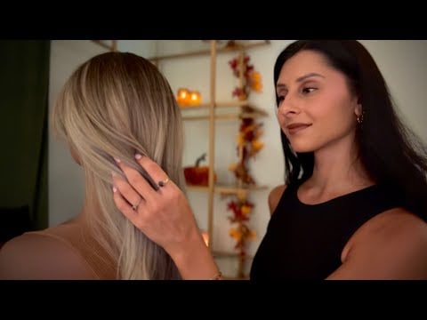 ASMR Playing With Your Hair in Class 💕 Scalp Scratching, X Marks the Spot, Back Scratching