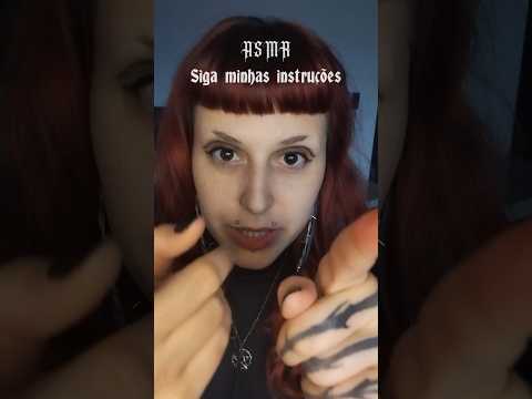 Se seguir minhas instruções, pode dormir 😴 #asmr #asmrsounds