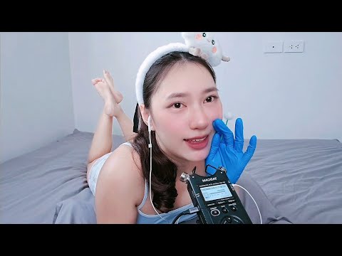 ASMR Fluffy Ear Cleaning Tingly Sounds 🦻