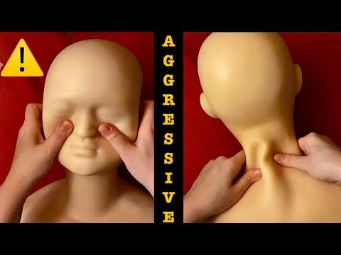 ASMR|⚠️EXTREME FAST AGGRESSIVE MASSAGE/SCRATCHING/SCOOP… ON SILICONE MANNEQUIN! ITALIAN/ENGLISH⚠️