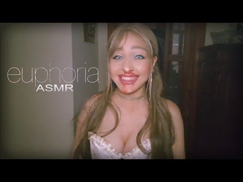 Euphoria ASMR | Cassie does your makeup on her wedding day 💍 [direct lens application]