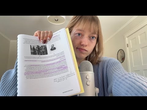 asmr || psychology reading (study with juju) 