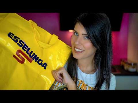 ASMR 🍓 SVUOTA la SPESA PRIMAVERILE • ESSELUNGA (Whispering)
