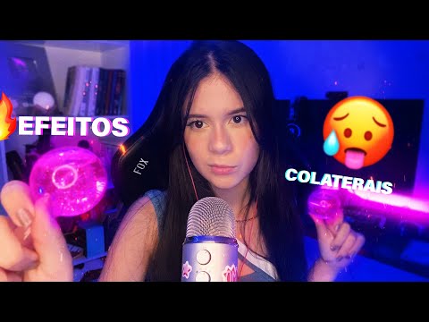 esse asmr pode ter efeitos colaterais. Confira a descrição.