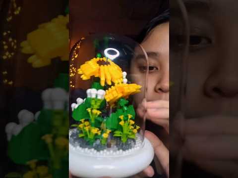 ASMR Assemble Lego Sunflower Pot 🌻 #asmr #lego #brick #bricks