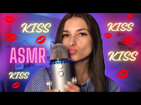 ASMR🎙️💤A LOT OF KISS KISS KISS 💋😍👅