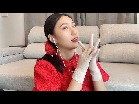 ASMR LATEX GLOVES  ( SIZE XS ) SOUND RELAX 💋🧧 - RAINIE ASMR