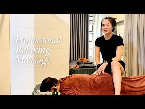 ASMR 🇻🇳 I Almost Fell Asleep During This Massage | Beautiful Therapist & Deep Body Massage