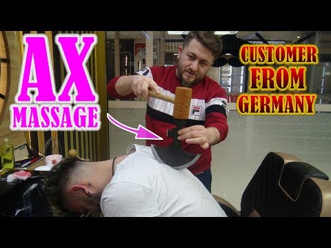 ASMR TURKISH BARBER MASSAGE = NECK CRACK = head,face,ear,arm,back,toksen,wire,ax,sleep,scalp massage