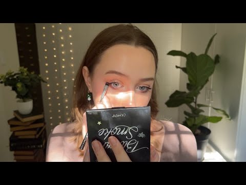 asmr doing my makeup + nails #2