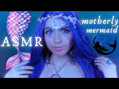 ASMR || motherly mermaid prepares you 🧜🏽‍♀️