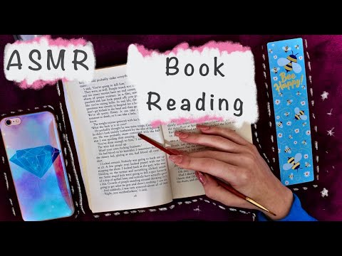 ASMR - Reading you a chapter book - Pure whispering / Word Tracing / Page Flipping