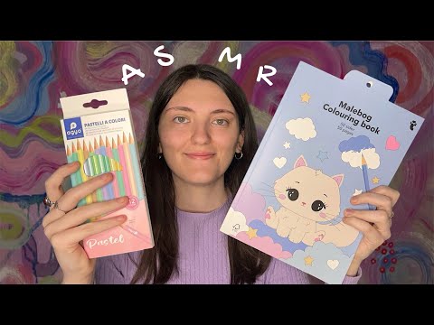 Io coloro e tu ti addormenti 💜 ASMR