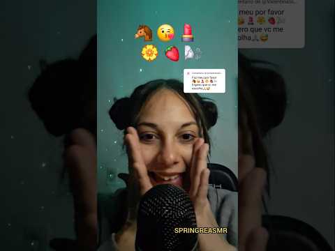 ASMR | Emoji challenge! 😘 Parte 183 #shorts