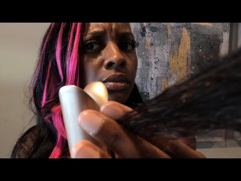ASMR 💈Worst Reviewed Silk Press Hairstylist Roleplay 