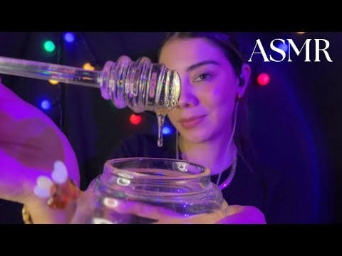 ASMR ☆ Miel 🍯 + quitando malas energías ✨💛🐻