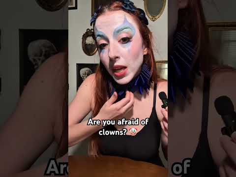 What are you afraid of? #clownmakeup #scratchingasmr #soothingasmr #redhead