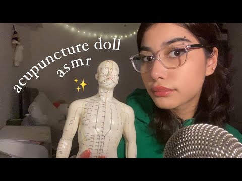 acupuncture doll ASMR | personal attention, upclose whispers & more! ✨