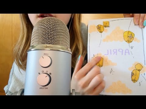 ASMR April Bullet Journal Spread 🏮