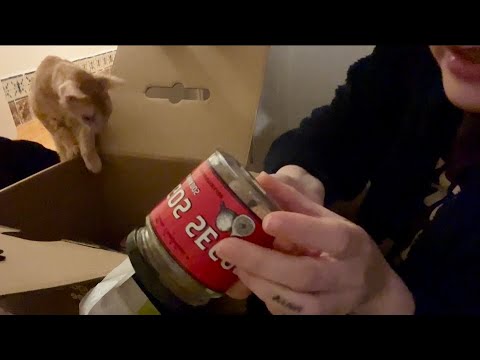 Asmr | Abrindo cabaz de Natal 🎄 