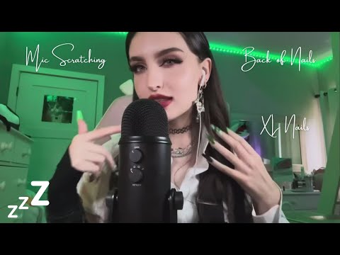 Beebee ASMR Back of Nail Mic Scratching Compilation | Minimal Talking, No Mouth Sounds, XL Nails