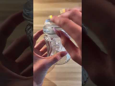 Glass Container ASMR | Tapping Glass ASMR #shorts