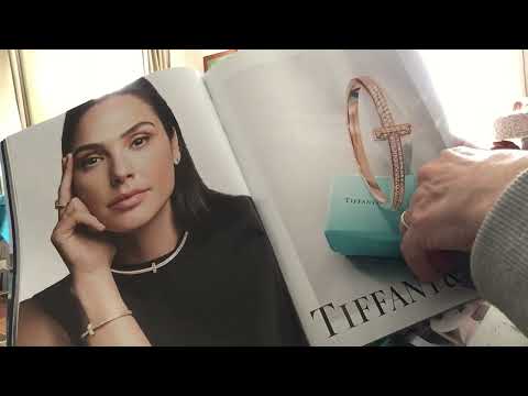 ASMR: Flipping through glossy magazines - soft spoken/whispered