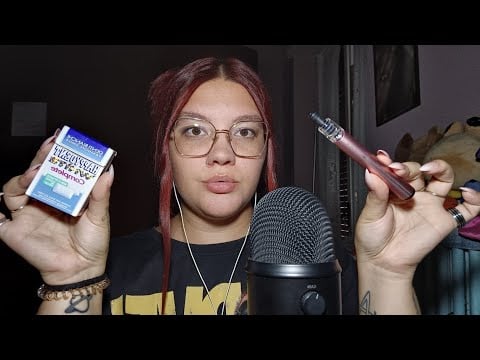 CHIACCHIERE E SMOKING with GUM CHEWING 😴💜 | ASMR ITA 