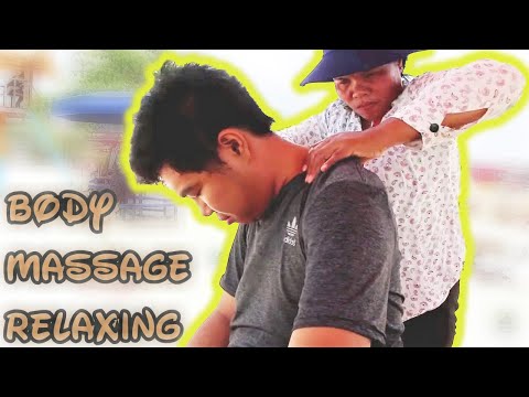 White Hair Plucking and Body Massage by Cambodian Lady | ASMR Travel #4