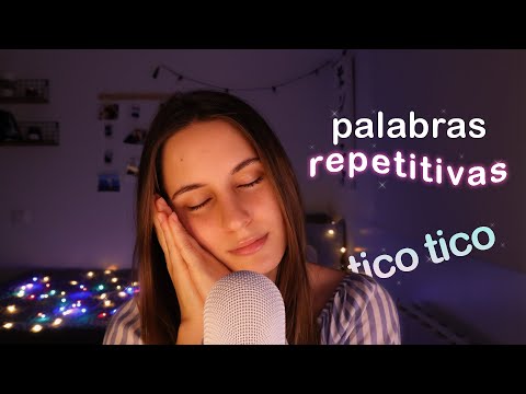 Palabras repetitivas y Mouth Sounds (asmr) | 100% relajante 💤