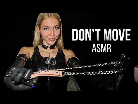 [4K USA ASMR]Latex on Latex Session🖤Glove Sounds, Shine Application & Calm Tactile Flow | No Talking