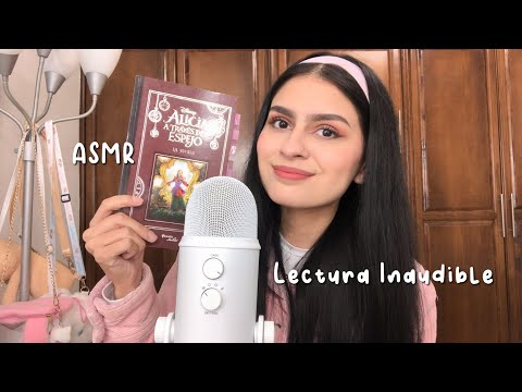 ASMR | lectura inaudible y rápida 📖♡ #asmrespañol #asmrinaudible