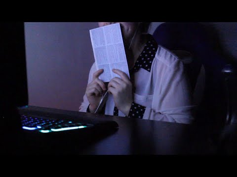 ASMR | Accountant - Preparing Your Tax Return ☺☻☺☻