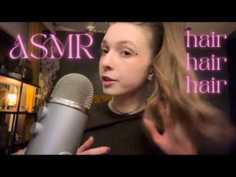 ASMR • hair playing & brushing 💆🏼‍♀️🖖🏻✨