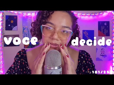 ASMR mas VOCÊ DECIDE o que IRÁ ASSISTIR💥😱