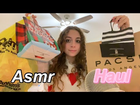 ASMR haul! Pacsun, bath and body works, Sephora, etc