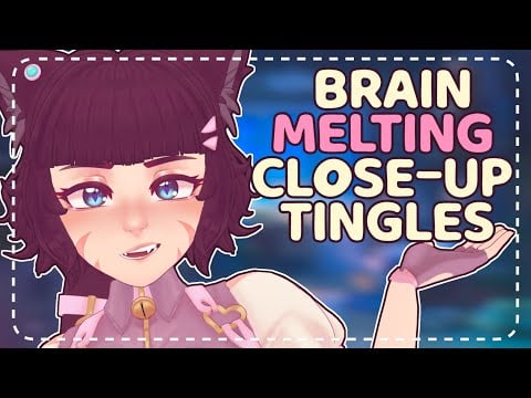 ꒰ASMR꒱🐾 Catgirl Gives You Brain Melting Close-up Whispers & Scratches🥴